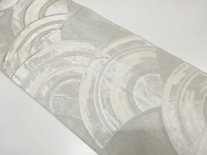 青海波模様織り出し　袋帯